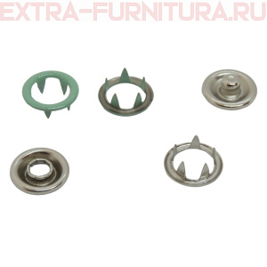 Кнопка рубашечная 9,5мм кольцо, цв.199 бледно-зеленый глянцевый (уп.1440шт) Buttoni