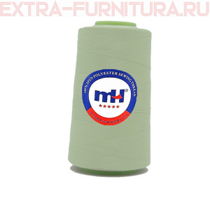 Нитки МН 40/2 п/э  5000 ярдов №402 св. зеленый