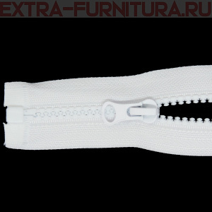 Молния Трактор Т5 1 замок 80см, цв. 101 белый, LOGO