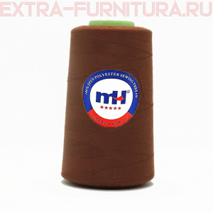 Нитки МН 40/2 п/э  5000 ярдов №488 коричневый
