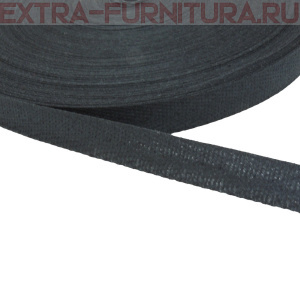 Лента киперная х/б 13 мм, цв.13 темно-серый, уп.50м (пл.2,8 г/м)