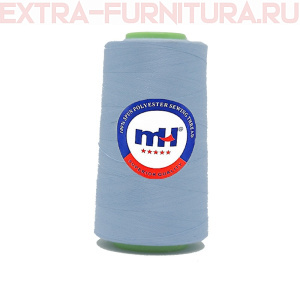 Нитки МН 40/2 п/э  5000 ярдов №328 серо-голубой