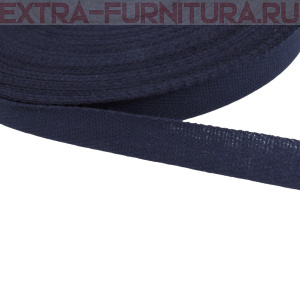 Лента киперная х/б 13 мм, цв.30 темно-синий, уп.50м (пл.2,8 г/м)