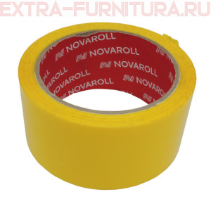 Скотч 48мм х 66м желтый, 43мкм, НоваРолл (36 рул/кор)