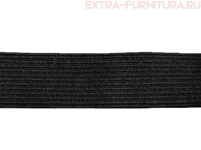 Резинка вязаная, 35мм (+/-2мм), цв.черный (уп.-40м, 9уп./36уп.) Стандарт