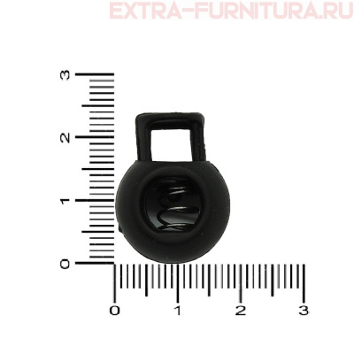 Фиксатор № 2 шар, цв.черный, арт.А-248 "D", уп.500шт