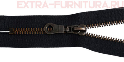 Молния Металл Т5 1 замок, 20 см, оксид н/р *