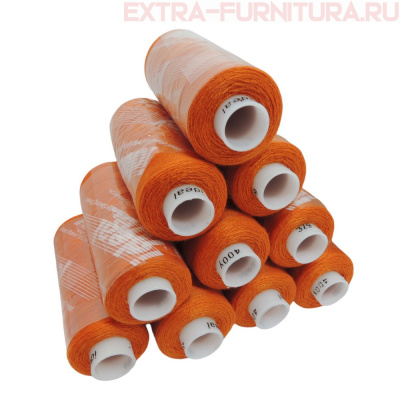 Нитки IDEAL бытовые 40/2 366м, цв.379 оранжевый (уп.10шт)