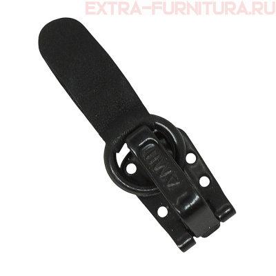 Шубные крючки арт.TBY-0122 50мм  цв. черный уп.1шт