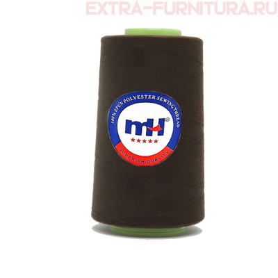 Нитки МН 40/2 п/э  5000 ярдов №494 т.коричневый