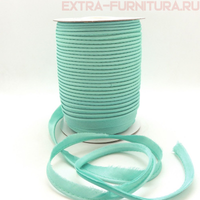 Кант атласный 12 мм, 72 ярда, цв. 130 мята ЕВРО