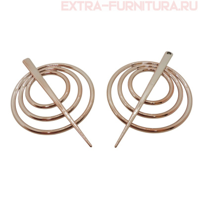 Заколки для штор "Круги", цв. №5, пара
