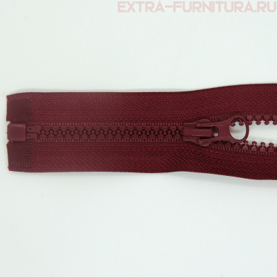 Молния Трактор Т5 1 замок 70см, цв.179 бордовый темный, LOGO