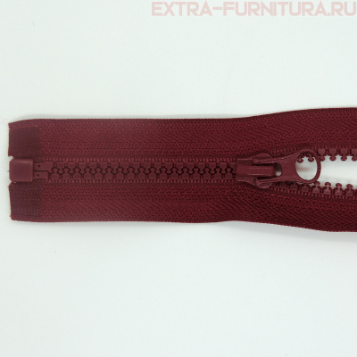 Молния Трактор Т5 1 замок 75см, цв.179 бордовый темный, LOGO