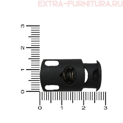 Фиксатор цилиндр, цв.черный, арт. 8986, уп. 500шт/кор.20000шт