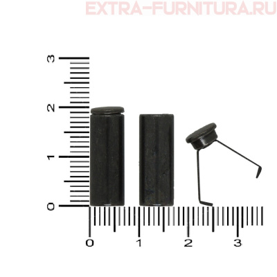 Наконечник для шнура 5,5мм, металл, арт.TBY OR 0305-5372, цв.матовый черный никель, уп.100шт