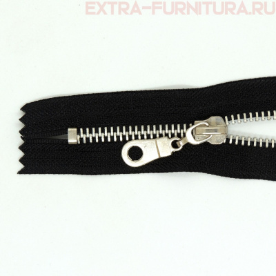 Молния Металл Т5 1 замок, 16 см, никель н/р