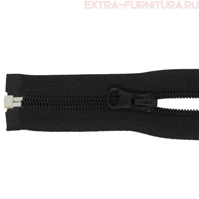 Молния Спираль разъемная дл. 60см, Т5, цв. черный LOGO